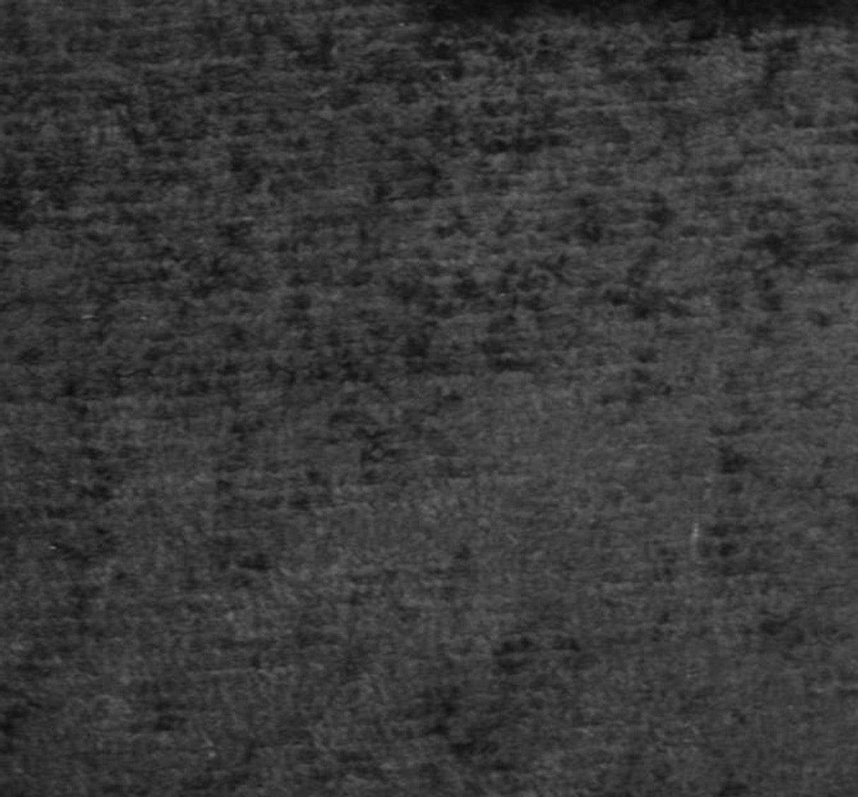 1 Yard Velour Chenille Black Fabric, 58/60? Wide 100% Polyester