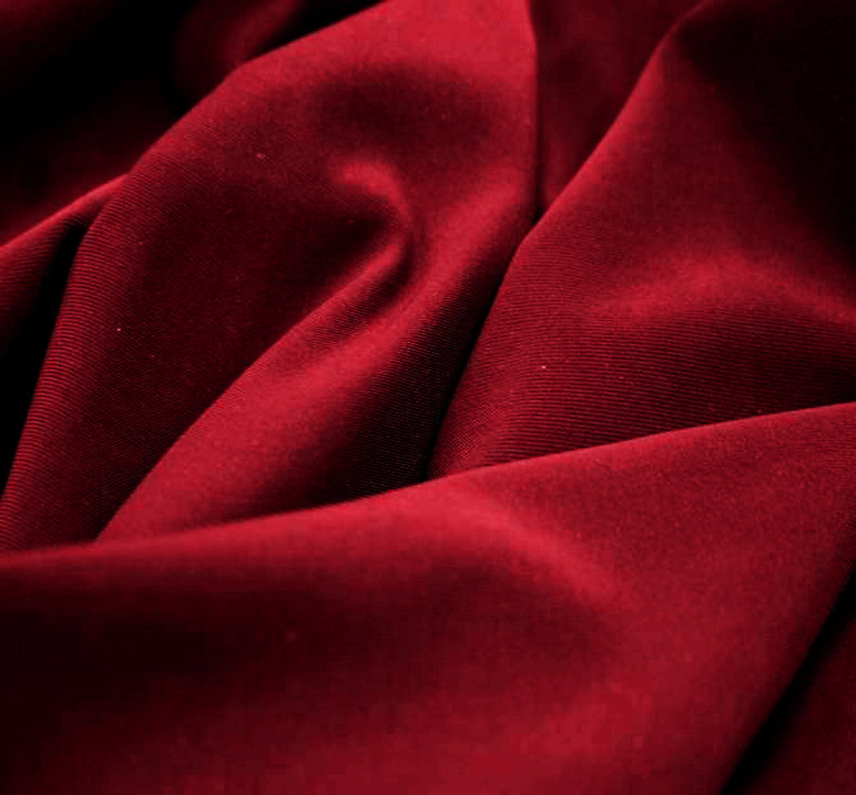 1 Yard Dark Red Venezia Span Apparel & Decor Fabric 58/60" Width