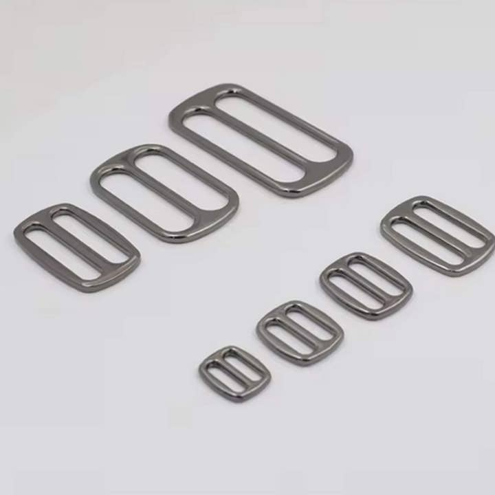 Metal Tri-Glide Adjustable Buckle for Bag Straps & Webbing