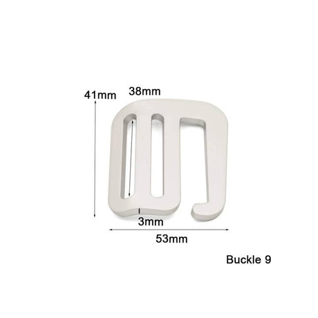 Aluminum G Hook Buckle for Webbing