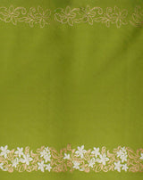 1 Yard Tiare & Swirls Glitter Double Border Fabric 36" x 60" Polyester