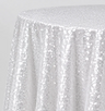 Glitz Sequin Tablecloth 90 Inch Round Durable Polyester Party