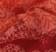 Cotton Voile 0H017 Double Border Cotton Fabric - Double Border, Fuchsia Orange, 44/45" Width (1 Yard)