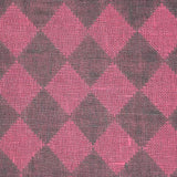 1 Yard Fuchsia Sage Quilted Mesh Linen Soft Home Decor Fabric 65" Width
