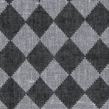 1 Yard Black Perry Pure Linen Yarn-Dyed Quilted Mesh Fabric Midweight 65 Inch Width