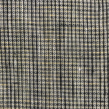 1 Yard Exceptional Irish Pure Linen Black Tweed Stripe Fabric 62"/60" Width