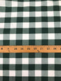 Hunter Green Gingham Checkered Poly Cotton Fabric - Hunter Green Gingham Checkered, 58/59" Width