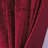 Velvet Backdrop Drape Panel 10 ft x 57 in Burgundy