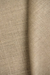 1 Yard Solid Natural Heavyweight Pure Linen Fabric 10.5 oz Flat 58 Inches Wide