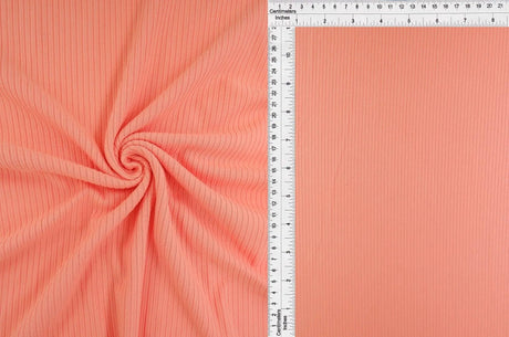1 Yard 4x2 Yummy Rib Solid Knit Fabric, 58/60? Wide Polyester Spandex Blend