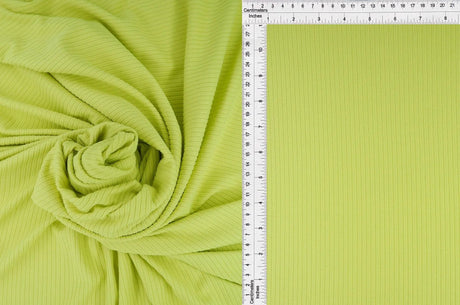 1 Yard 4x2 Yummy Rib Knit Fabric 170 GSM, 58/60'' Wide Polyester Spandex Blend