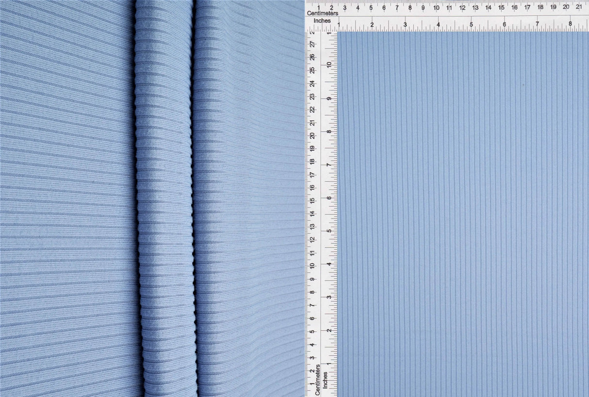 1 Yard 4x2 Yummy Rib Solid Knit Fabric, 58/60? Wide Polyester Spandex Blend