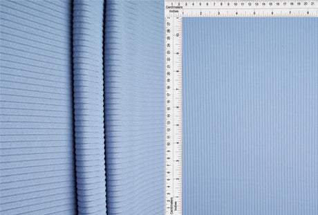 1 Yard 4x2 Yummy Rib Solid Knit Fabric, 58/60? Wide Polyester Spandex Blend