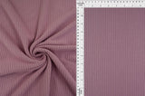Solid Color 4x2 Rib Knit Fabric Great Stretch 58/60" Wide for Comfort Wear & Fashion Design