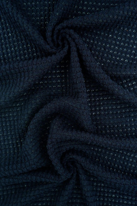 1 Yard Polyester Rayon Spandex Oversize Waffle Knit Solid Fabric 54/56" Width