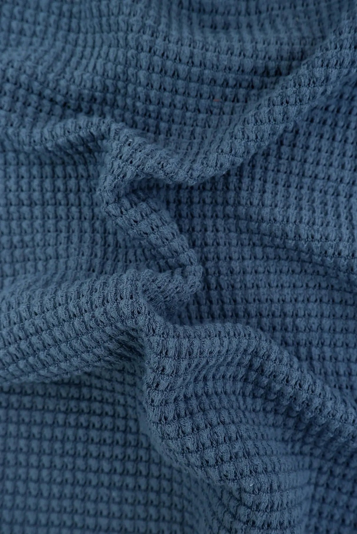1 Yard Oversize Waffle Solid Stretch Knit Fabric 54 Inch Wide