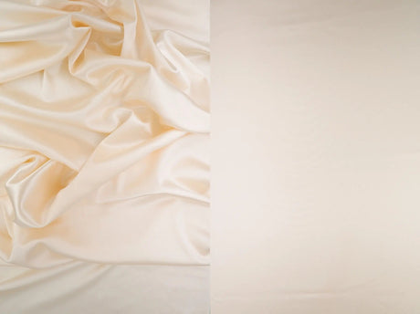 1 Yard Stretch Bridal Satin Fabric 250 GSM, 58/60'' Wide Polyester Spandex Blend