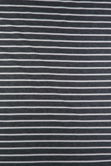 1 Yard French Terry Stripe Knit Fabric 200 GSM, 58/60'' Wide Polyester Rayon Spandex Blend