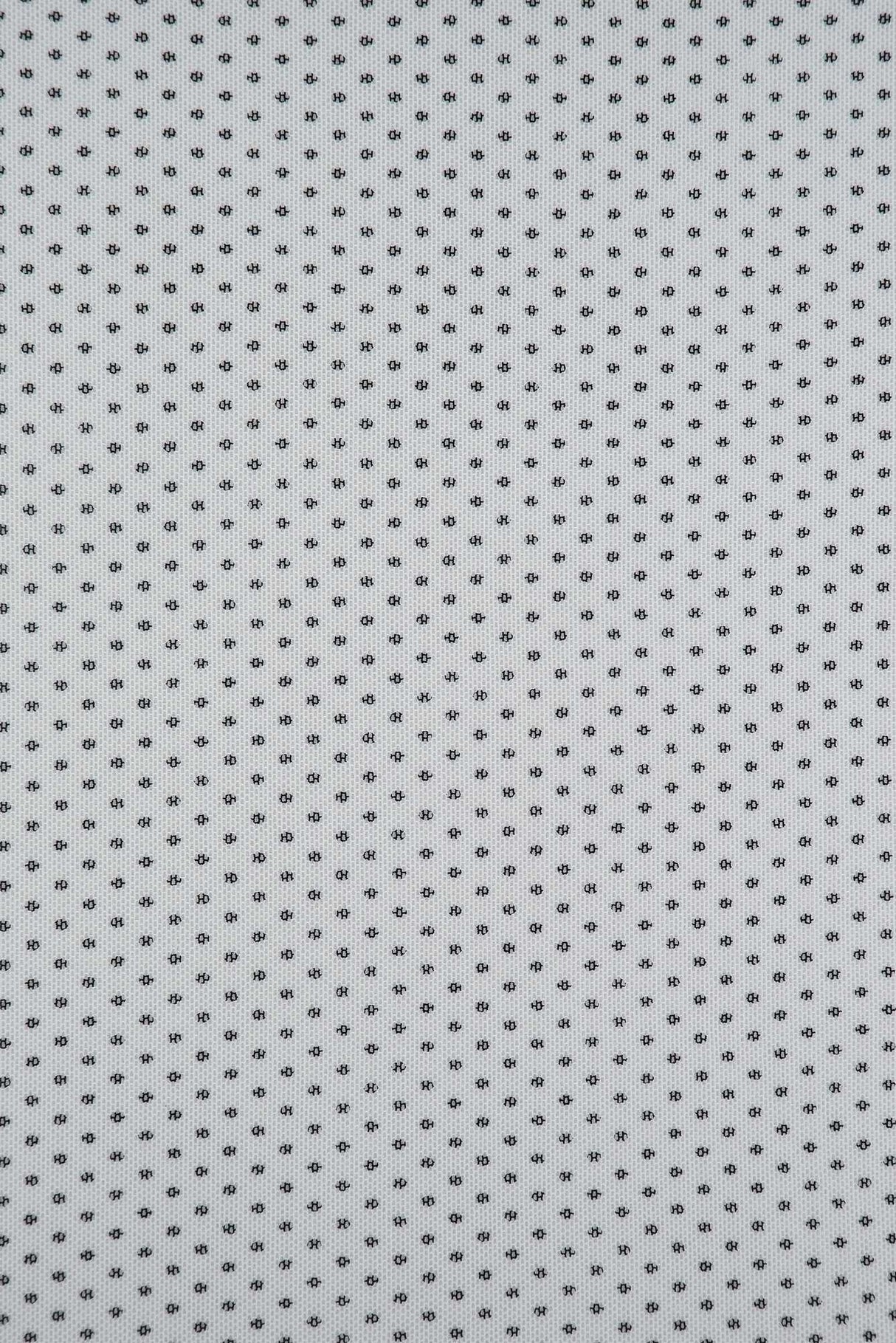 1 Yard Polyester Spandex Mesh Fabric Polka Dot Print Lightweight Soft Stretch Sheer 54" Width