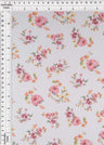1 Yard Ditsy Floral Mesh Fabric, 54? Wide Polyester Spandex Blend