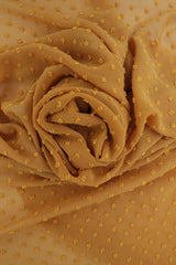 Solid Swiss Dot Chiffon Fabric 100% Polyester Lightweight Sheer 57/58" Wide