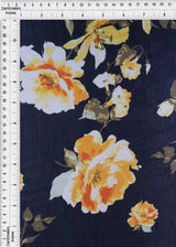 Floral Chiffon Fabric Hi Multi Polyester, 57/58" Wide