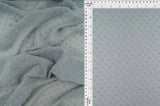 Solid Swiss Dot Chiffon Fabric 100% Polyester Lightweight Sheer 57/58" Wide