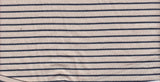 Rayon Spandex Jersey Yarn Dye Stripe Fabric 1 Yard Soft Stretch Lightweight 58/60" Wide