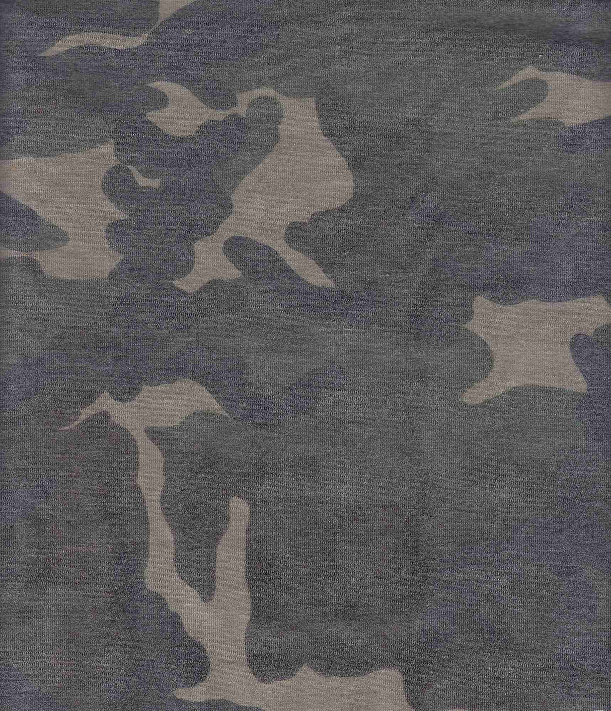 1 Yard Disperse Camo Print Knit Fabric 58/60"