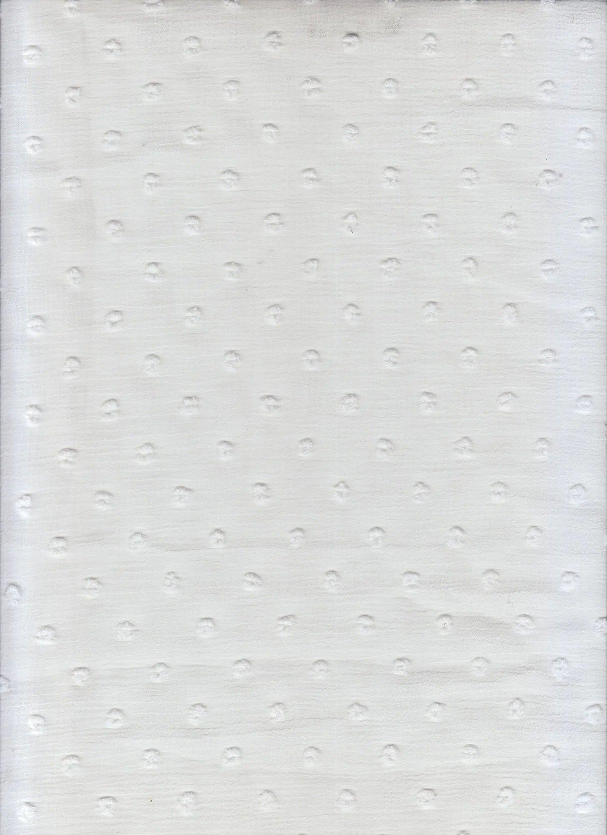 Waffle Swiss Dot Chiffon Fabric 100% Polyester 59/60? Wide