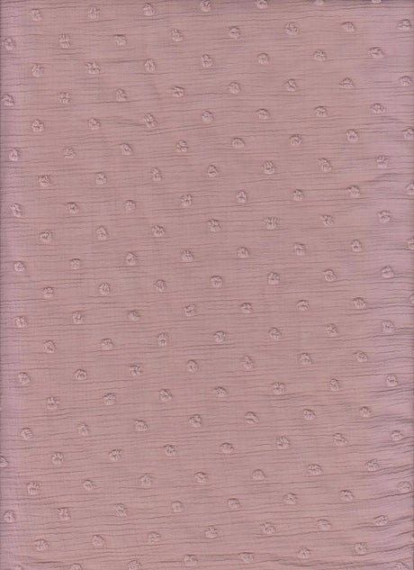 Waffle Swiss Dot Chiffon Fabric 100% Polyester 59/60'' Wide