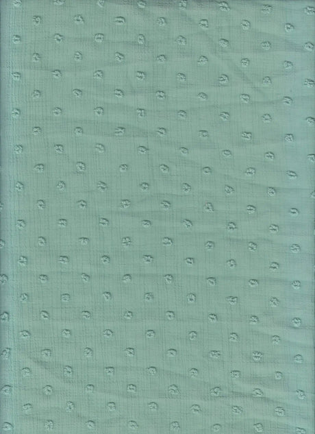 Waffle Swiss Dot Chiffon Fabric 100% Polyester 59/60'' Wide
