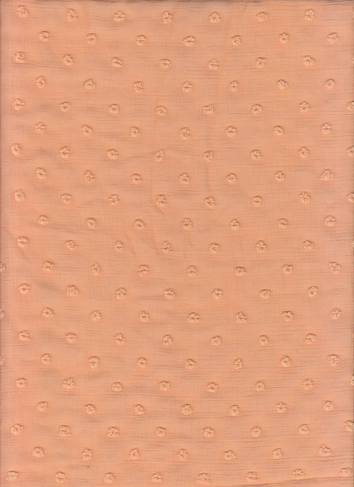 Waffle Swiss Dot Chiffon Fabric 100% Polyester 59/60'' Wide