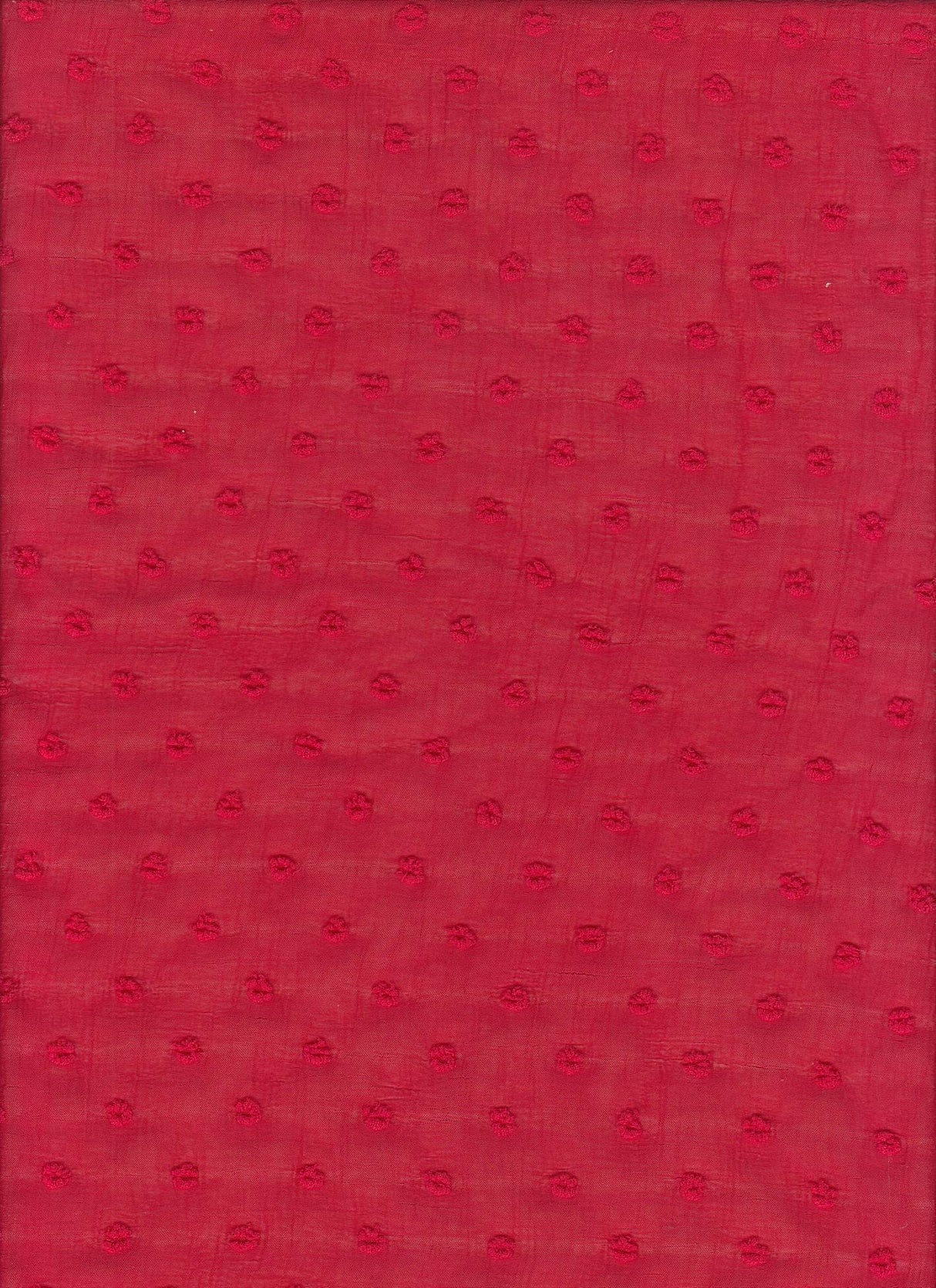 Waffle Swiss Dot Chiffon Fabric 100% Polyester 59/60'' Wide