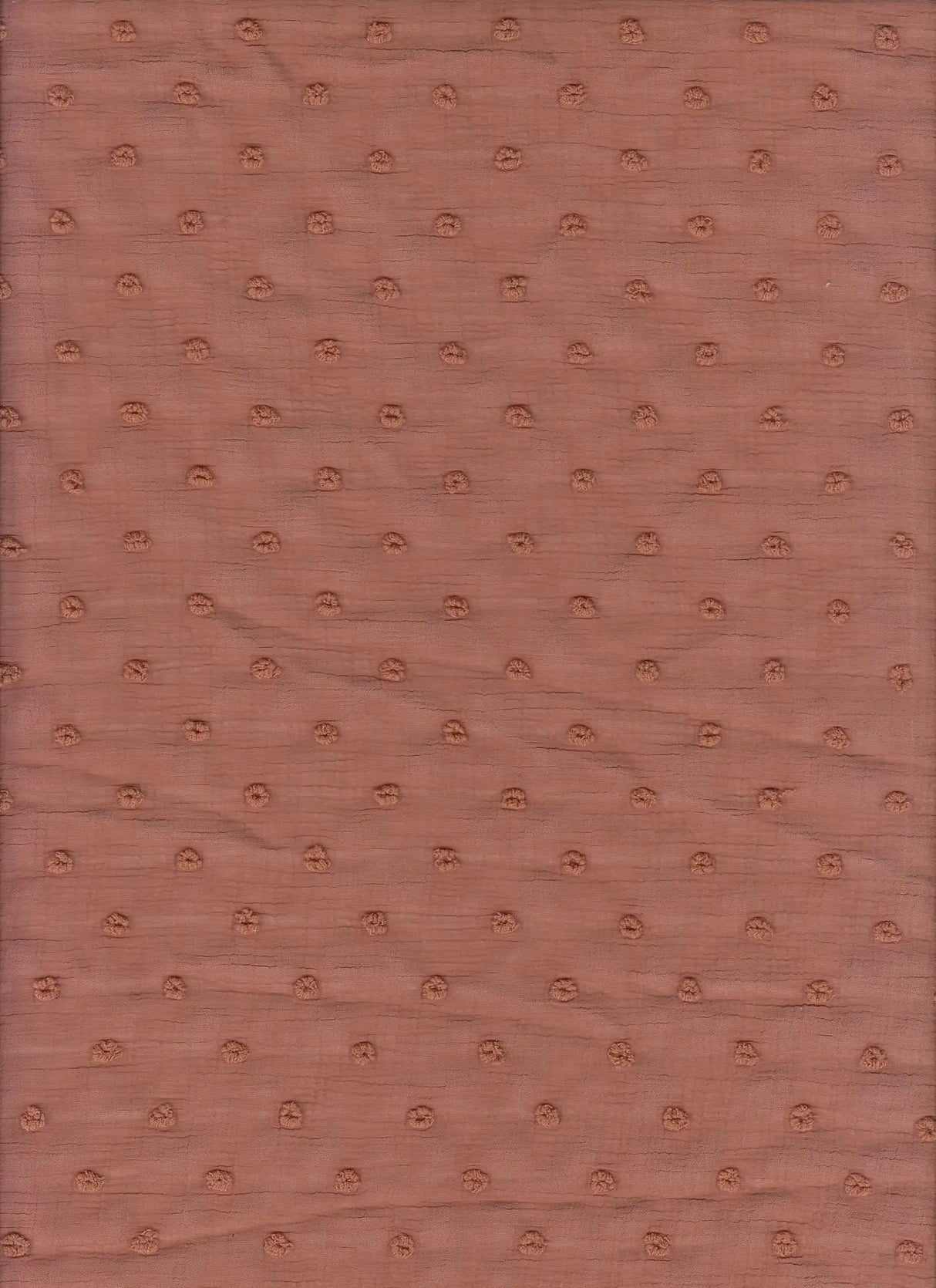 1 Yard Waffle Swiss Dot Chiffon Woven Fabric Textured Sheer Soft Drapery 59/60" Width