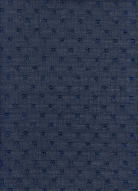 Waffle Swiss Dot Chiffon Fabric 100% Polyester 59/60'' Wide