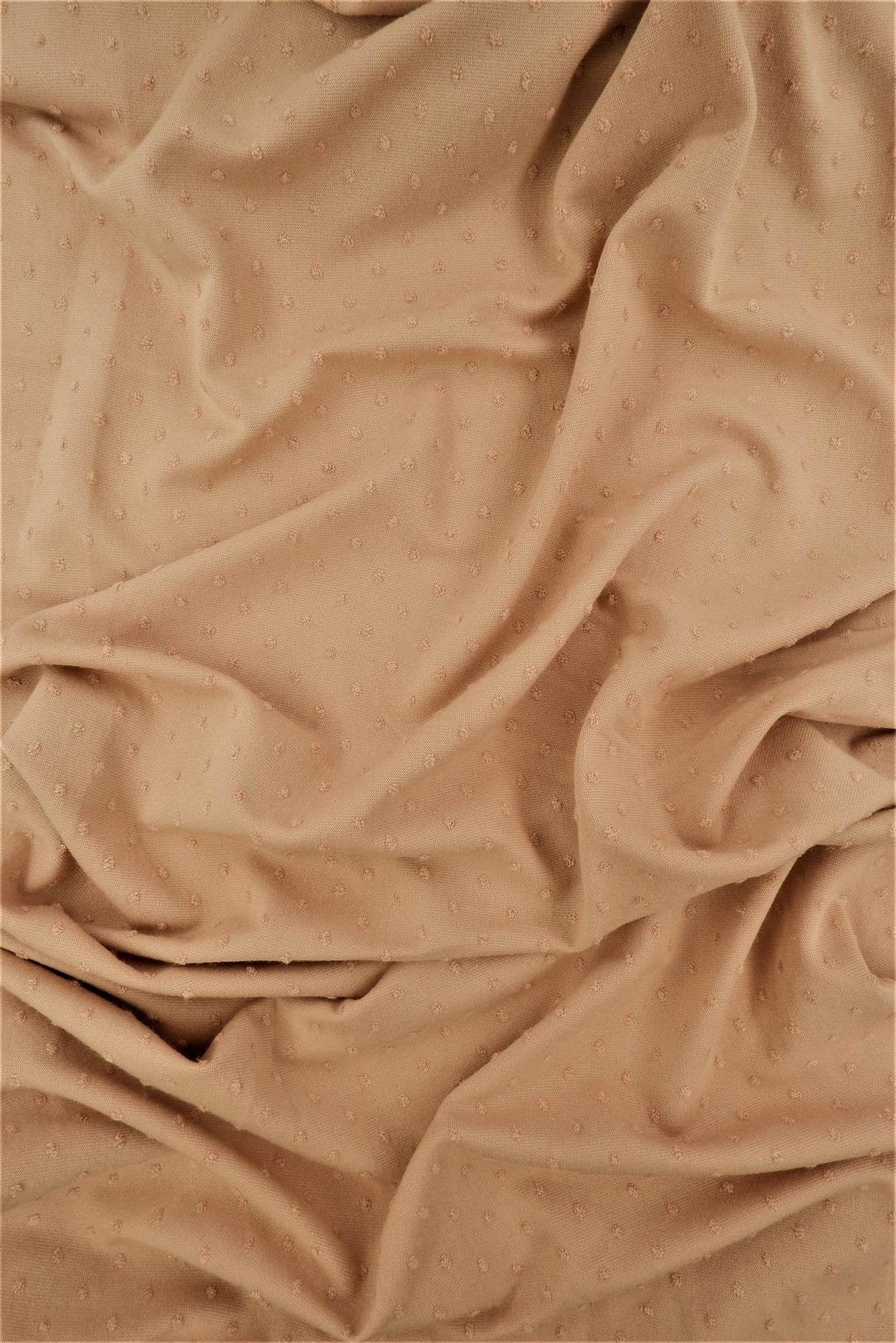 1 Yard Knit Jacquard Swiss Dot Fabric Soft Stretch Polyester Rayon 58/60 Inches Wide