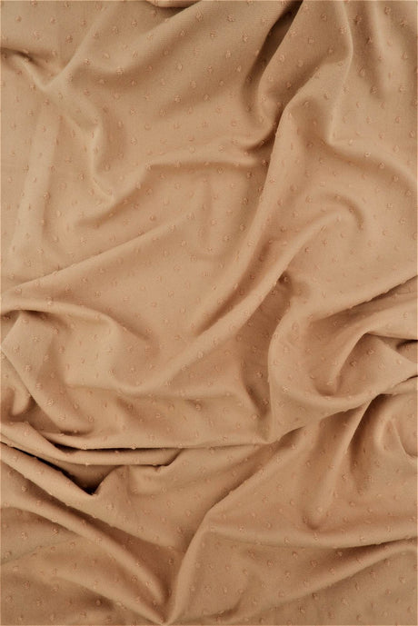 1 Yard Knit Jacquard Swiss Dot Fabric Soft Stretch Polyester Rayon 58/60 Inches Wide