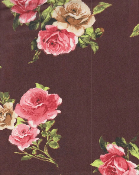 Chiffon Fabric 100% Polyester Floral Print, 57/58" Wide