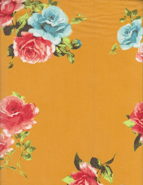 Chiffon Fabric 100% Polyester Floral Print, 57/58" Wide