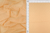 Solid Swiss Dot Chiffon Fabric 100% Polyester Lightweight Sheer 57/58" Wide