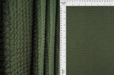 1 Yard Oversize Waffle Solid Stretch Knit Fabric 54 Inch Wide