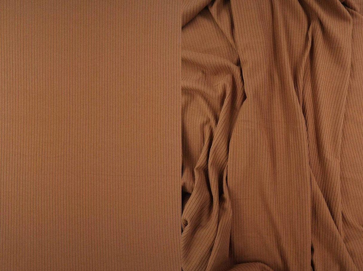 1 Yard 4x2 Yummy Rib Knit Fabric 170 GSM, 58/60'' Wide Polyester Spandex Blend