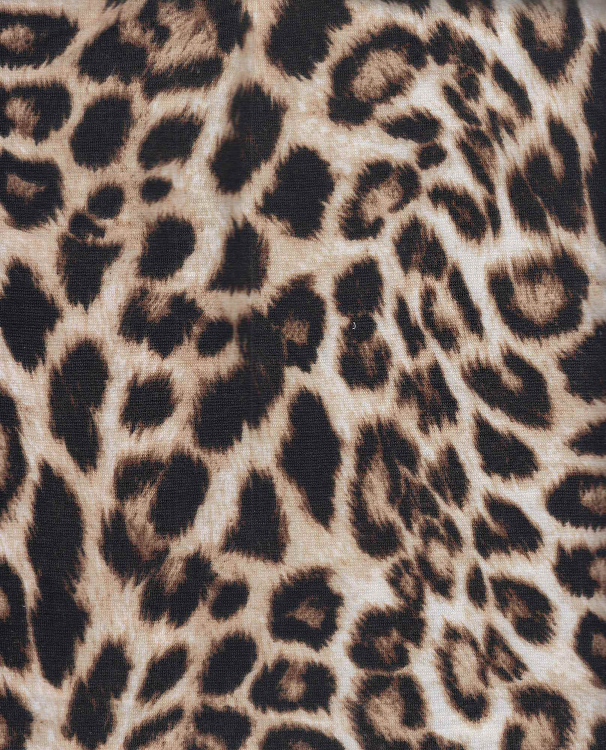 1 Yard French Terry Animal Print Knit Fabric, 58/60? Wide Polyester Rayon Spandex Blend