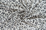 1 Yard French Terry Knit Fabric Animal Print 58/60" Width
