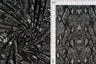 1 Yard Snake Skin Animal Print DTY Brushed Knit Fabric Soft Stretch Polyester Spandex 58/60 Inches Wide