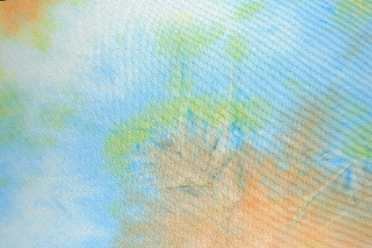 1 Yard Cashmere Sweater Tie Dye Fabric 190 GSM Polyester Spandex Blend 58/60" Width