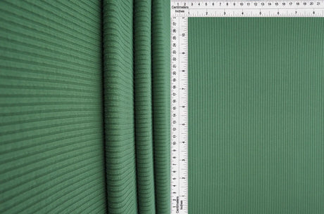1 Yard 4x2 Yummy Rib Solid Knit Fabric, 58/60'' Wide Polyester Spandex Blend