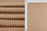 1 Yard Waffle Brushed Solid Fabric, 58/60'' Wide Polyester Rayon Spandex Blend