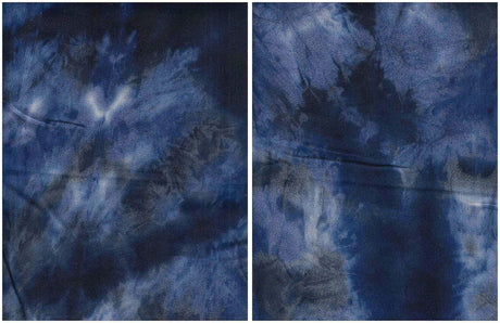 Brushed Tie Dye Sweater Knit Fabric 1 Yard Soft Stretch Cozy 58/60" Wide